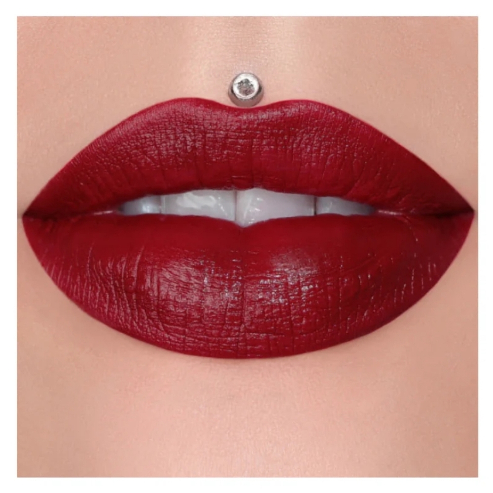 Jeffree Star Velvet Trap Lipstick Color Designer Blood - Deep Red NIP